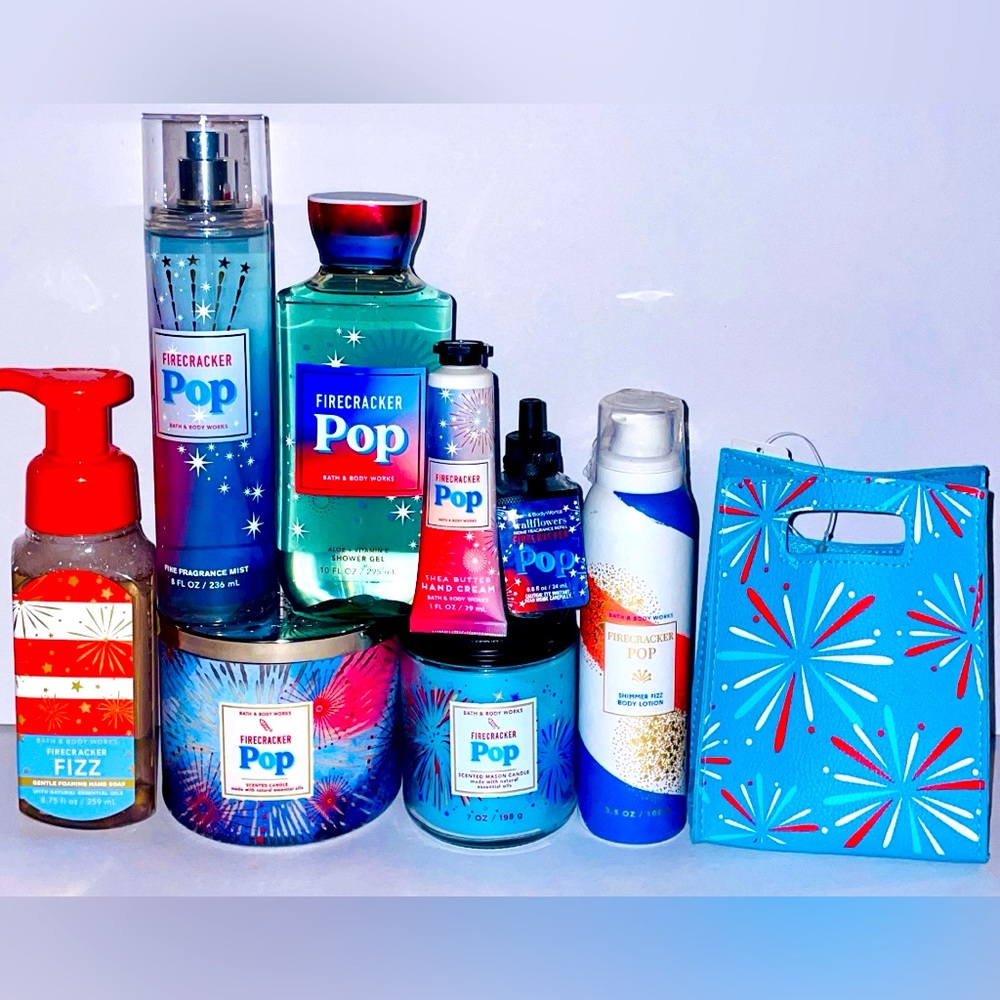 Bath and Body Works Fire Cracker Pop Set